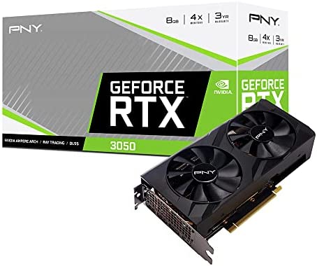 PNY Carte Graphique GeForce RTX 3050 8GB VERTO Dual Fan Graphics Card Fiche Technique et Prix au Maroc