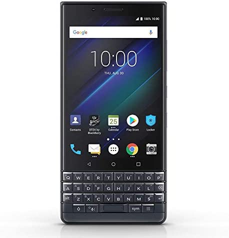 BlackBerry KEY2 LE - BBE100-2 64GB débloqué GSM Android Phone w/Dual 13MP / 5MP - Espace Bleu/Slate Fiche Technique et Prix au Maroc