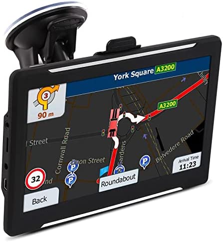 Navigateur GPS de voiture à écran tactile HD Baceyong 7 pouces, navigateur radio FM robuste 8G DDR256M, avec cartes à vie du Royaume-Uni et de l'UE Fiche Technique et Prix au Maroc