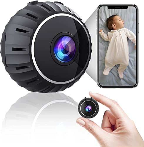 Mini caméra espion HD 1080p connexion WiFi caméra à distance avec enregistrement audio et vidéo en boucle, vision nocturne, détecteur de mouvement Fiche Technique et Prix au Maroc