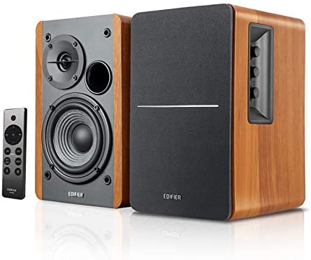 Edifier R1280DBs Enceintes de Bibliothèque Bluetooth Actives - Entrée Optique - Enceinte de Moniteur de Studio sans Fil 2.0-42 W RMS avec Sortie de Ligne de Caisson de Basses - Grain de Bois Fiche Technique et Prix au Maroc