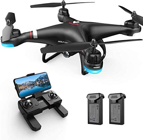 Holy Stone Drone HS110G GPS avec caméra 1080P HD Live pour enfants, quadcopter RC télécommandé avec Follow Me, 2 batteries longue durée de vol, drone FPV contrôlé par téléphone portable Fiche Technique et Prix au Maroc