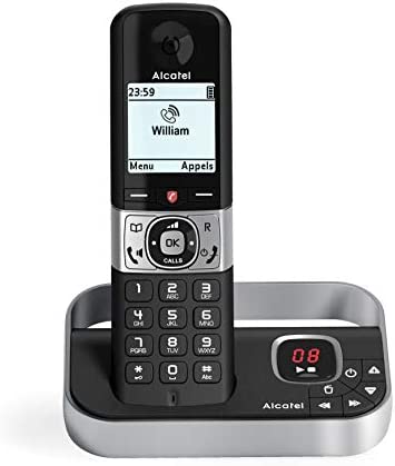 Alcatel F890 voice noir EU téléphone sans fil avec répondeur Fiche Technique et Prix au Maroc
