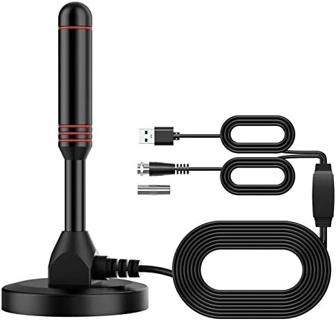 Bqeel Antenne Tige Numérique, Gain de rayonnement de 30 DB, Antenne TV Puissante DVB-T/DTMB, Antenne TNT Portable Puissante avec Pied Magnétique Stable et Câble de 4 mètres Fiche Technique et Prix au Maroc