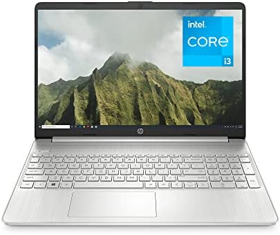 HP Laptop 15s-fq2007sf PC Portable 15.6" FHD (Intel Core i3, RAM 8 Go, SSD 256 Go, AZERTY, Windows 11 Famille en mode S) Argent naturel Fiche Technique et Prix au Maroc