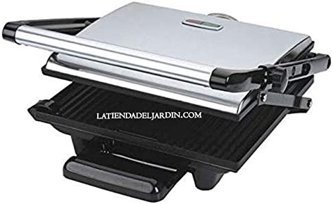 Panini grill, grill électrique, fer à repasser et appareil à croque-monsieur avec revêtement de pierre 36 x 36. 2000 W. Boîtier supérieur en acier inoxydable Fiche Technique et Prix au Maroc