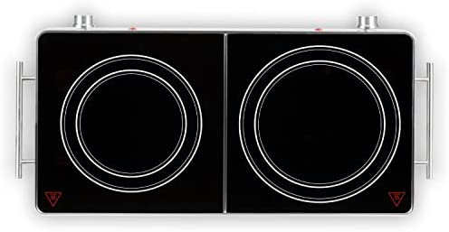 Klarstein Plaque Induction 3000W, Plaque de Cuisson Electrique à Induction, Plaque Induction 2 Feux, Tables de Cuisson Portable, Contrôle Tactile, Rechaud Electrique, Cuisinière Electrique Puissante Fiche Technique et Prix au Maroc