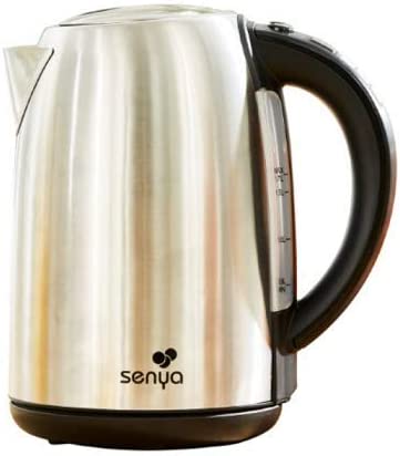 Senya bouilloire électrique 1.7L inox température réglable filtre anti calcaire affichage LED, maintien au chaud EASY TEA Fiche Technique et Prix au Maroc