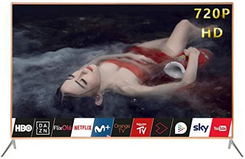 Téléviseur LED intelligent 720P de 46 pouces | Téléviseur Ultra HD | Moniteur à écran large LED haute résolution avec entrée de câble HDMI, TV à cristaux liquides 8 Go ROM | Streaming audio | Haut-p Fiche Technique et Prix au Maroc