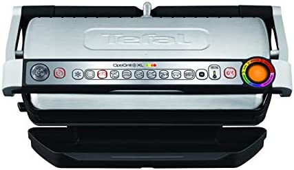 Tefal Optigrill+ XL Grill viande, Cuisson automatique, 9 programmes, Contrôle température, Mode manuel et décongélation, Surface de cuisson XL, Accessoire Snacks et Pâtisserie inclus, Silver GC724D12 Fiche Technique et Prix au Maroc