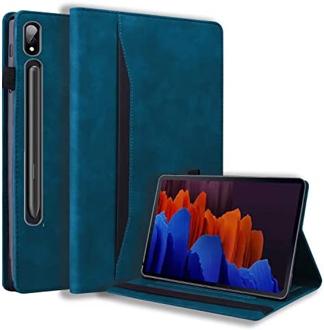 Vkooer Coque pour Samsung Galaxy Tab S8 11 Pouces 2022 Étui Cuir PU SM-X700 / X706 Housse de Protection Flip Portefeuille Cover Multi-Angles pour Galaxy Tab S7 2020 Tablette, Paon Bleu Fiche Technique et Prix au Maroc