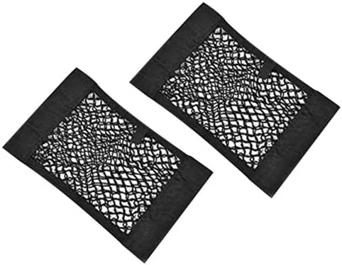Trunk Storage Net, Wady 2 Pack Coffre arrière de Voiture Back Seat Sticker élastiques Cargo String Net Stockage de Maille Ajouter Organisateurs Sac Pocket Organizer Fiche Technique et Prix au Maroc