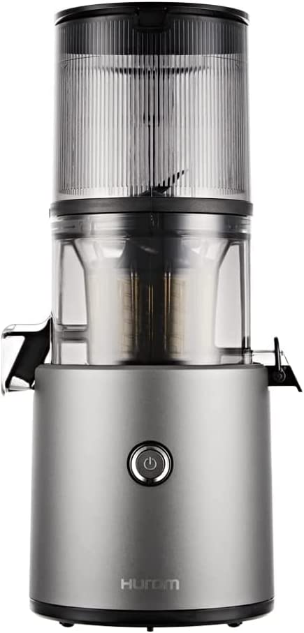 Extracteur de jus vertical Hurom H300 -All-in-One Multi Screw, Mega hopper, BPA-free… (grey) Fiche Technique et Prix au Maroc
