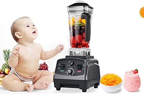 DSDD Mélangeur de comptoir 1800 W/2L mélangeurs de Cuisine Professionnels/Machine à Smoothie avec minuterie pour broyer la Glace, Dessert glacé, Soupe, Poisson, autonettoyant Fiche Technique et Prix au Maroc