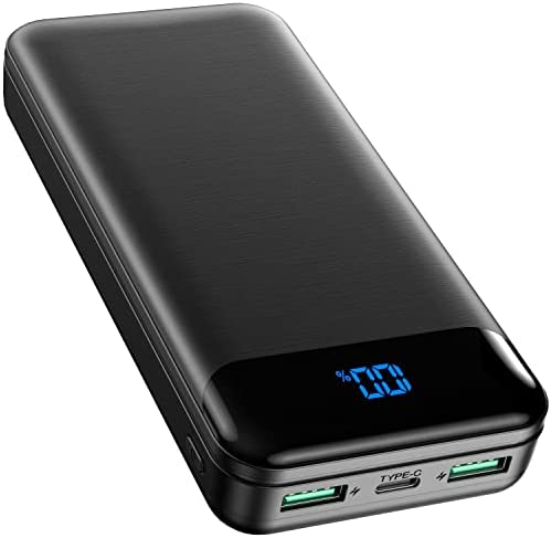 Enerwow Batterie Externe 30000mAh, Power Bank USB C, Portable Grande Capacité Rapide Charge, pour Les Iphone et Samsung Fiche Technique et Prix au Maroc
