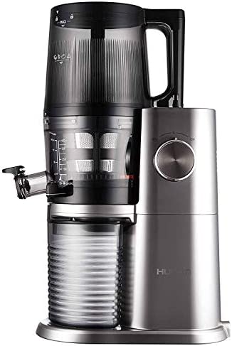 Hurom One Stop H-AI Extracteur de jus à rotation lente 200 W Platine, Acier inoxydable – Machine à jus (Extracteur de jus, platine, acier inoxydable, 60 tr/min, 0,5 l, 1,4 m, Rotatif) Fiche Technique et Prix au Maroc