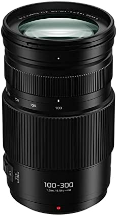 Panasonic Lumix 100-300mm F4.0-5.6 | Objectif Téléphoto H-FSA100300E (Zoom Ultra Puissant, Stabilisé, Tropicalisé, equiv. 35mm : 200-600mm) Noir – Compatible monture Micro 4/3 Panasonic & Olympus Fiche Technique et Prix au Maroc