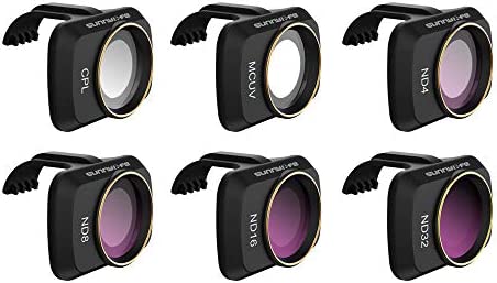 Hensych Filtre d'objectif de caméra pour Mavic Mini/Mavic Mini 2/Mini SE Drone, Filtre MCUV CPL ND NDPL Haute Transmittance Cadre de modélisation intégré(MCUV+CPL+ND4+ND8+ND16+ND32) Fiche Technique et Prix au Maroc
