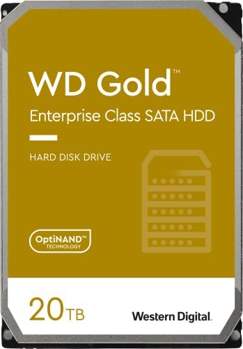 WD Gold Disque Dur de Classe Enterprise 20 to – 7200 TR/Min SATA 6 Go/s 512 Mo de Cache 3,5" Fiche Technique et Prix au Maroc