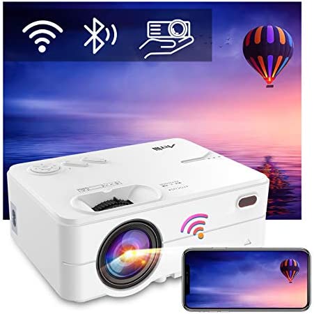Videoprojecteur WiFi Bluetooth, Artlii Enjoy 2 Mini Projecteur Portable, Retroprojecteur 300'', 720P Natif Supporte 1080P 120 ANSI Projecteur Video Compatible iOS/Android/Mac/TV Stick pour Home Cinéma Fiche Technique et Prix au Maroc