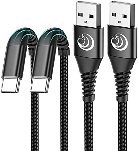 Câble USB C [2m+2m / Lot de 2] 3A Chargeur Type C en Charge Rapide Nylon Tressé Câble Chargeur pour Samsung Galaxy S20 S21 S22 S9 S10 S20 Fe A50 A51 A53 A40 A20e,Huawei P30/P20,Sony Xperia XZ, Xiaomi Fiche Technique et Prix au Maroc