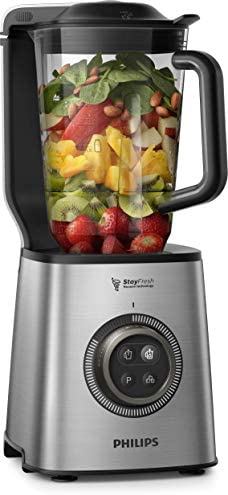 Philips HR3752/00 Mélangeur haute vitesse avec technologie sous vide ProBlend 6 3D et 35000 tours par minute Fiche Technique et Prix au Maroc