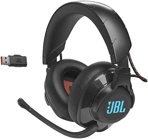 JBL Quantum 610 Casque gaming supra-auriculaire – Sans fil 2,4 GHz et jack 3,5 mm – Avec Microphone Boom relevable et son QuantumSurround – Noir Fiche Technique et Prix au Maroc