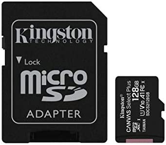 Kingston Canvas Select Plus Carte MIcro SD SDCS2/128GB Class 10 + Adaptateur inclus Fiche Technique et Prix au Maroc