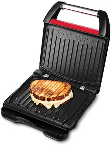 George Foreman Grill Barbecue Electrique 1200W, Viande, Panini, Sandwich, Revêtement Antiadhésif, 3 Portions - 25030-56 Fiche Technique et Prix au Maroc