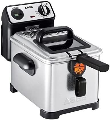 Seb Friteuse Semi-Professionnelle Filtra Pro 4L, Frites, Poulet, Capacité 1,3kg, Cuve Amovible, Thermostat Réglable, 2300 W, Inox FR518100 Fiche Technique et Prix au Maroc
