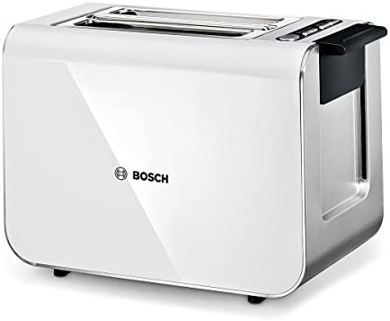 Bosch Styline / TAT8611 Grille-pain Inox et plastique Pour 2 tranches de pain 860 W Fiche Technique et Prix au Maroc