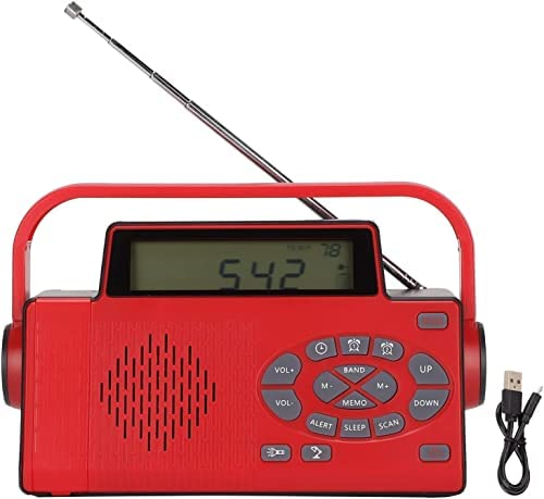 ETATOI Radios Radios solaires d'urgence Lampes de Poche Portables Rechargeables Radios multibandes Fiche Technique et Prix au Maroc