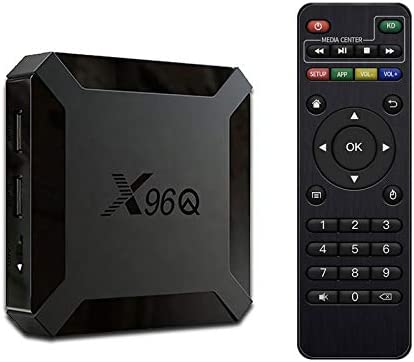 SUNNZO TV Box Android 10.0 X96Q TV Box H313Quad Core 1 Go de RAM 8 Go de Rom 4K WiFi 2.4Ghz + 100M LAN H.265 Mini Smart TV Box Lecteur Multimédia Fiche Technique et Prix au Maroc