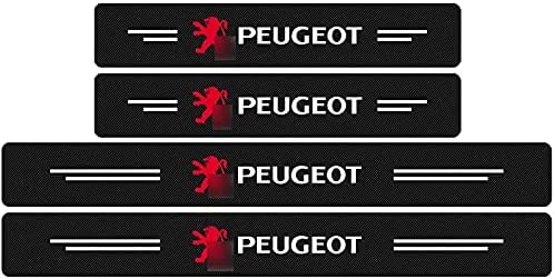 4 pièces de seuils de porte en fibre de carbone de voiture, seuils de porte en fibre de carbone, pour Peugeots 107 108 206 207 308 307 508 3008, accessoires de style de voiture pour seuils de porte Fiche Technique et Prix au Maroc