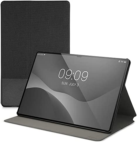 kwmobile Coque Compatible avec Samsung Galaxy Tab S8 Plus / S7 Plus / S7 FE - Coque Housse protectrice pour téléphone en Silicone Anthracite-Noir Fiche Technique et Prix au Maroc