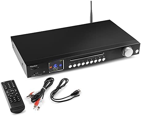 Audizio Ferrera Radio Internet avec Dab+ / FM et Lecteur CD - Noir, Lecteur multimédia WiFi, Radio réveil, Lecteur CD, Carte SD, idéale pour Profiter de Vos Meilleurs CD et Stations radios chez Vous Fiche Technique et Prix au Maroc