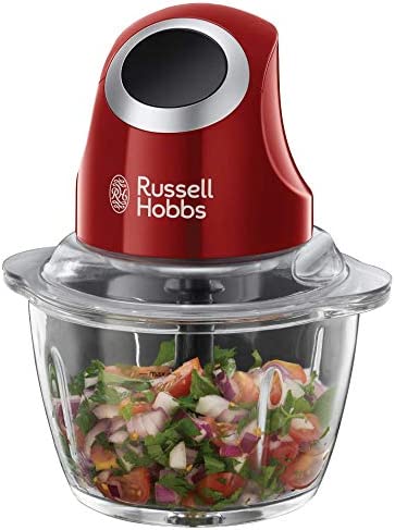 Russell Hobbs Hachoir Electrique Bol Préparation 1L, Lames Acier Inoxydable Amovibles, Compatible Lave Vaisselle - Rouge 24660-56 Desire Fiche Technique et Prix au Maroc