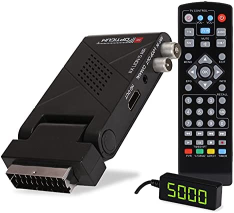 RED OPTICUM Récepteur AX Lion 5 Air DVB-T2 H.265 avec Fonction d'enregistrement - Capteur Infrarouge Externe avec écran LED - HDMI/péritel - Bloc d'alimentation USB 2.0 I 12 V idéal pour Le Camping Fiche Technique et Prix au Maroc