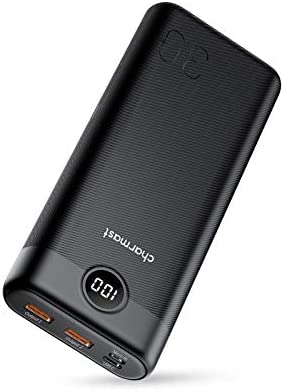 Charmast Batterie Externe 30000mAh Batterie Portable USB C 20W Charge Rapide QC 3.0 Power Bank avec 3 Sorties et 2 Entrées Compatible avec Téléphone iPhone 12 13 X 8 7, Samsung S 20 21 22, Huawei Fiche Technique et Prix au Maroc
