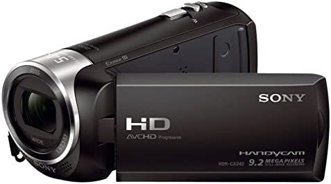 Sony HDR-CX240 + MS 8Gb Caméscope portatif 9.2MP CMOS Full HD Noir - Caméscopes numériques (9,2 MP, CMOS, 25,4/5,8 mm (1/5.8"), 27x, 320x, 2,1-57 mm) Fiche Technique et Prix au Maroc