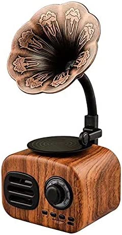 AXB Enceinte Bluetooth Portable, Haut-Parleur de modélisation de Gramophone Enceinte Bluetooth Portable Vintage Portable Mini Haut-Parleur,Mini Cadeau créatif,Bluetooth 5.0 Fiche Technique et Prix au Maroc