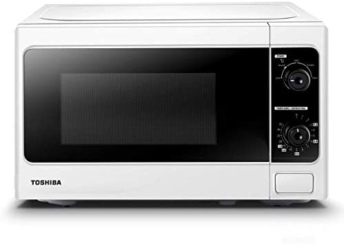 Toshiba Four à micro-ondes 800W 20L avec fonction dégivrage et 5 niveaux de puissance, design élégant - Blanc - MM-MM20P (WH) Fiche Technique et Prix au Maroc