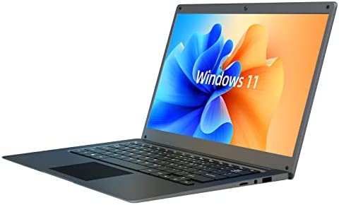 Ordinateur Portable 14 Pouces, Windows 11 PC Portable, FHD (1920x1080) IPS Display Écran 4 Go RAM 64 Go eMMC Laptop, 1 to SSD Expand, Intel Celeron N3350, Ultra Slim Notebook PC, BT4.2, USB 3.0, Gris Fiche Technique et Prix au Maroc