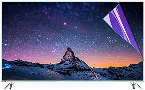 WJDY Anti Lumière Bleue TV Protecteur Protections Écrans TV Facile À Nettoyer sans Bulles, Peut Être Personnalisé (Color : HD Version, Size : 65 inch/1429X804mm) Fiche Technique et Prix au Maroc