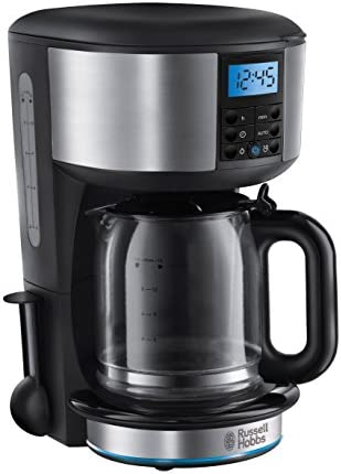 Russell Hobbs Machine à Café, Cafetière Filtre Programmable Auto Nettoyante, Cuillère Dosette, Maintien au Chaud - 20680-56 Buckingham Fiche Technique et Prix au Maroc