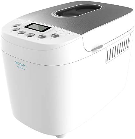 Cecotec Machine à Pain Bread&Co 1500 PerfectCook. 850 W, Pain jusqu'à 1,5 kg, 15 Programmes automatiques, 15 Heures programmables, Cuve qui convient pour un nettoyage au lave-vaisselle Fiche Technique et Prix au Maroc