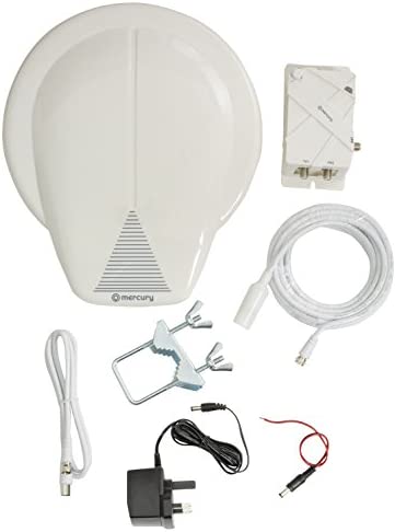 Mercury | Antenne HDTV amplifiée extérieure pour caravanes et Bateaux Fiche Technique et Prix au Maroc