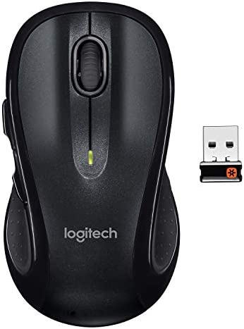 Logitech Wireless Mouse M510, Souris laser, 5 bouton(s), 2.4 GHz, recepteur Unifiying, sans fil,USB, PC/Mac/Portable/Chromebook - Noir Fiche Technique et Prix au Maroc