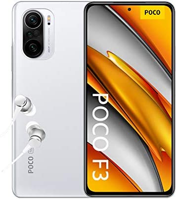 POCO F3 - Smartphone 8+256GB, 6,67” 120Hz AMOLED DotDisplay, Snapdragon 870, 48MP Triple Caméra, 4520mAh, NFC, Blanc Arctique (Version française + 2 ans de garantie) [Exclusivité Amazon] Fiche Technique et Prix au Maroc