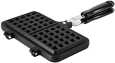 TAMUME Grandiose Double Cuisinière d'Aluminium Croque Gaufrier Machine à Gaufres de Belge Waffle Maker Appareil a Gaufrette - 2 Slice Fiche Technique et Prix au Maroc